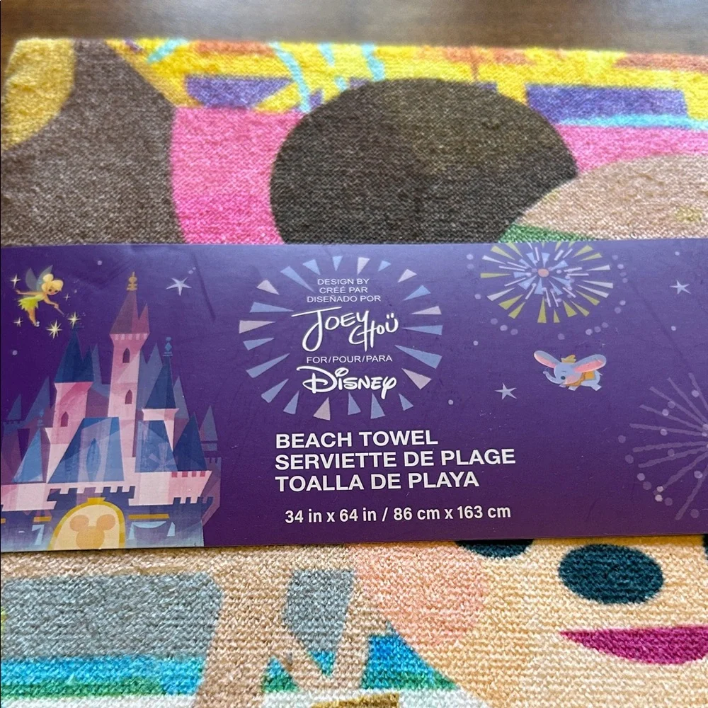 Disney Joey Chou Castle Beach Towel